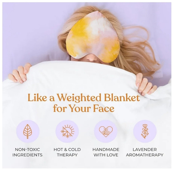 Heart Weighted Eye Mask for Sleeping - Picture 5 of 9